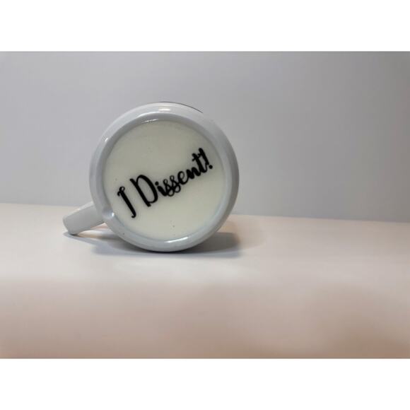 I Dissent! Ruth Bader Ginsburg inspired mug RBG, Dissent Collar, Supreme Court - Picture 2 of 2